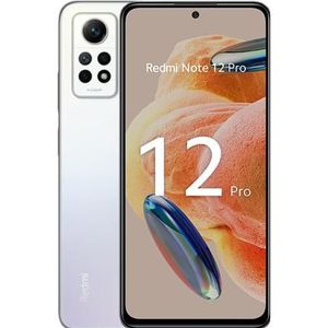 Xiaomi Redmi Note 12 Pro 4G (256 GB, Polair Wit, 6.67", Hybride dubbele SIM, 4G), Smartphone, Wit