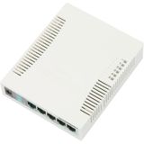 MikroTik - RouterBOARD RB260GS - Netwerkschakelaar - Wit - 6 Poorten - Managed