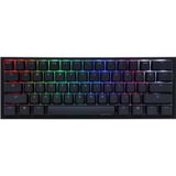 Ducky One 2 Pro Mini Gaming Keyboard, RGB LED - Kailh Rood (NL, Bedraad), Toetsenbord, Zwart