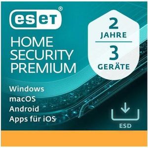 ESET ESD HOME Security Premium 3 Gebruikers 2 Jaar voor Windows & Android & Mac OS & iOS