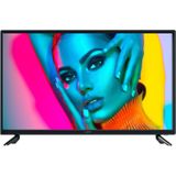 Kiano SlimTV 32 (32 inch) (32", LED, Klaar voor HD), TV, Zwart