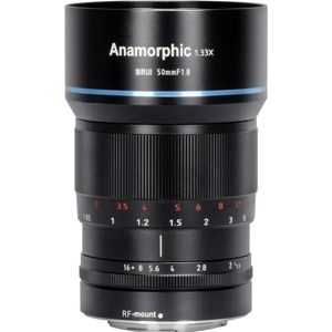 Sirui 50mm 1:1.8 Anamorf 1.33x S35 Canon RF (nieuwtje) (Canon RF), Objectief
