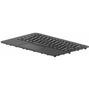 HP Bovenste Cvr Blauw W/Kb Voor 2e Nok, Onderdelen voor notebooks, Grijs