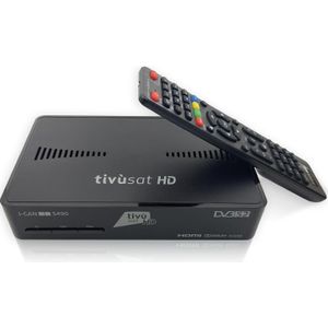 ADB i-CAN S490 TV set-top box Kabel, Ethernet (RJ-45), Satelliet HD Zwart (DVB-S2, DVB-S), TV-ontvanger, Zwart