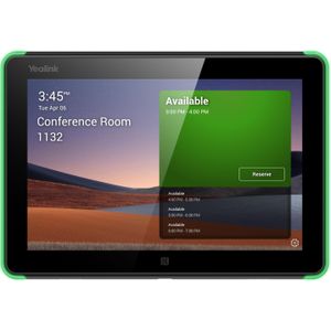 Yealink RoomPanel (1280 x 800 pixels, 8"), Digitale bewegwijzering, Zwart