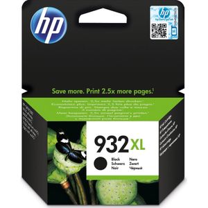 HP 932XL High Yield Black Original Ink Cartridge inktcartridge 1 stuk(s) Origineel Hoog (XL) rendement Zwart