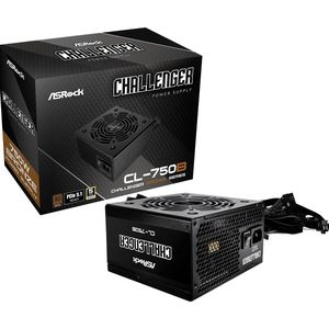 Asrock - Challenger CL-750B - Voeding - 750W - ATX 3.1 - Modulaire - 80+ Bronze