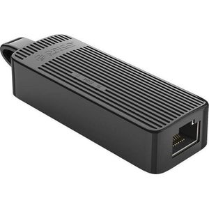 Orico USB naar RJ45 netwerkadapter (zwart) (USB 2.0), Netwerkadapter, Zwart
