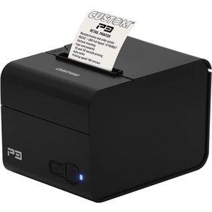 Custom - PRINTER P3X - Ontvangstbewijs Printer - Zwart - Thermisch - USB RS232