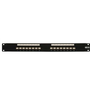 Eaton TRIPPLITE 16-poorts Fiber Patch Panel 1U LC/LC Multimode of Singlemode, Server accessoires, Zwart