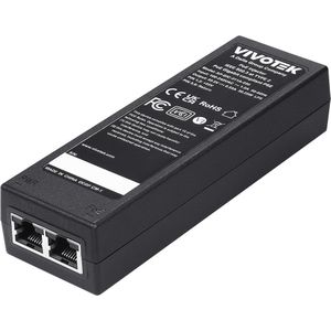 Vivotek AP-GIC-011A-030 Indoor Gigabit PoE-injector, 30W (802.3af (PoE), 802.3at (PoE+), 30 W), PoE-injector