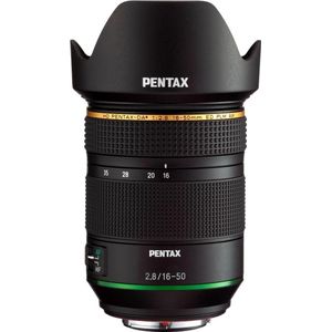 Pentax HD DA* 16-50mm/2.8 ED PLM AW (Pentax K, APS-C / DX), Objectief, Zwart