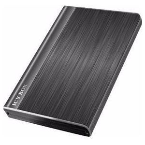 Icy Box IB-230StU3-G - Opbergbehuizing met netindicator, schokbescherming, trillingsbescherming - 2, PC-behuizing, Grijs