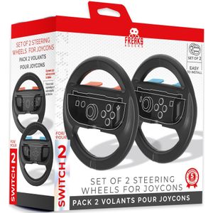 Freaks and Geeks FREAKS SWITCH 2 Coppia Volanti Joy-Con (Switch 2), Controller, Zwart