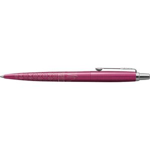 Parker Pen, zz3_ARCHIV_Pen_to_pen, Intrekbare biros JOTTER Tokyo, roze metallic Slagbreedte: M, kleur slag: blauw, loop van edelmetaal (Zilver, Roze, 1 x)