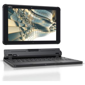 Fujitsu STYLISTIC Q5010 25,7cm 10,1inch WUXGA Touch AG Pentium N5030 8GB vast 128GB SSD LTE W11P (4G, 10.10"", 128 GB, Zwart), Tablet, Zwart