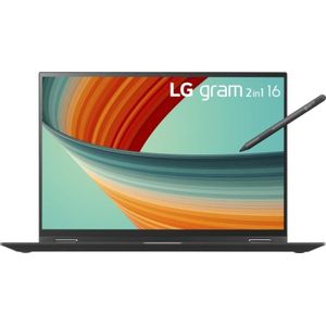 LG Gram 16 (16"", Intel Core i7-1360P, 16 GB, 1000 GB, NL), Notebook, Zwart