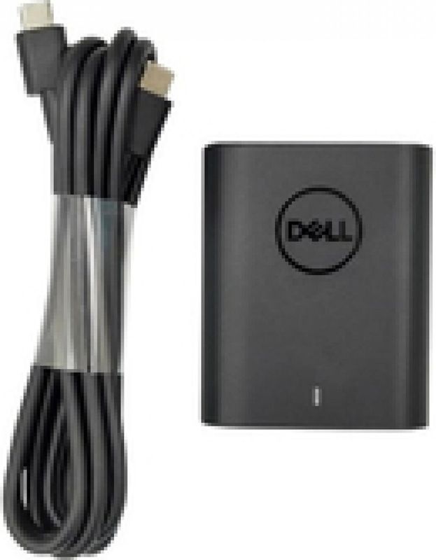 Dell USB-C 60w Stroomadapter (60 W), Voeding voor notebooks, Zwart