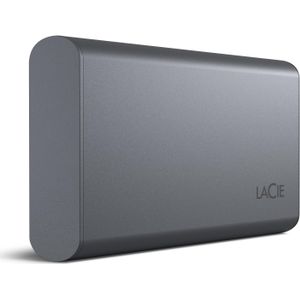 LaCie Mobiele SSD 1To Secure USB-C (1 TB), Externe SSD, Grijs