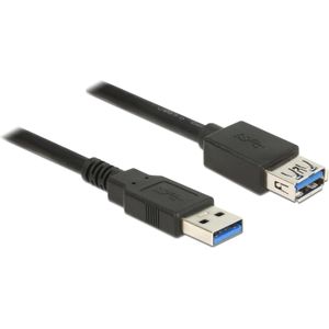 Delock USB 3.0 verlengkabel (5 m, USB 3.0), USB-kabel