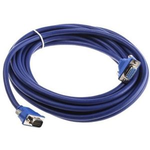 Rs Pro VGA kabel Blauw, Man / Vrouw, 5m (5 m, VGA), Videokabel