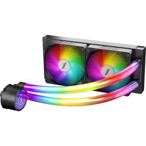 1stplayer MT(IS)-240-BK, CPU waterkoelers, Zwart