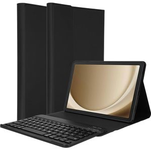Accezz - QWERTZ Bluetooth Toetsenbord Boekhoes - Zwart - Voor Samsung Galaxy Tab A9 Plus