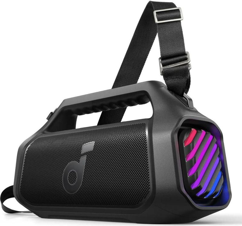 Anker - Soundcore Boom 2 Plus - Bluetooth-luidspreker - Zwart - Waterdicht IPX7