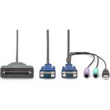 Digitus - KVM-module - KVM-switch - Zwart - Geschikt voor modulaire consoles DS-72210 en DS-72211