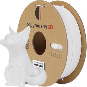 Copymaster3D PLA Matte Filament for 3D Printer, 1.75 mm, Matte White (PLA, 1.75 mm, 1244 g, Wit), 3D print filamenten, Wit