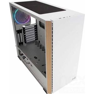 In Win Boitier Moyen Tour E-ATX 216 RGB met vitrage (Blanc), PC-behuizing, Wit