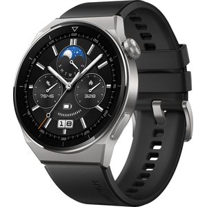 Huawei Horloge GT3 Pro (46.60 mm, Titanium, Eén maat voor iedereen), Sporthorloges + Smartwatches