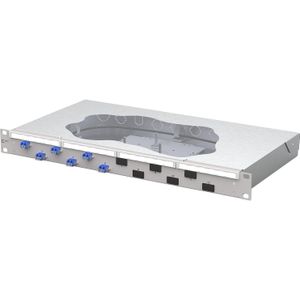 Metz Connect Patchpaneel OpDAT fix2 splice 6xLC-D OS2, Server accessoires, Grijs