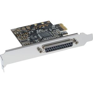 InLine - Parallelle PCI-Express Kaart - 1x 25-pins SUB-D - IEEE 1284 LPT Printerpoort