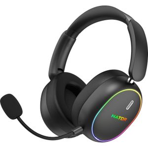 Hator - Phoenix 2 Wireless - Gaming Headset - Zwart - Draadloos