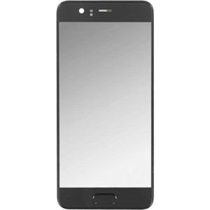 OEM Beeldscherm + frame voor Huawei P10 zwart, zonder logo (Scherm, Huawei P10), Onderdelen voor mobiele apparaten, Zwart