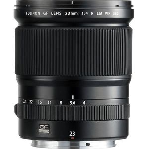 Fujifilm Fujinon GF 23mm f/4 R LM WR (Fujifilm Fujinon GF, Middenformaat), Objectief, Zwart