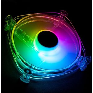 Lamptron - Icecloud+ ARGB 120 PWM-Fan - 120 mm - Transparant - RGB-LED