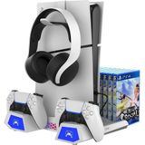 IPega - PG-P5S023 - Multifunctionele Stand - Wit - Voor PS5/PS5 Slim
