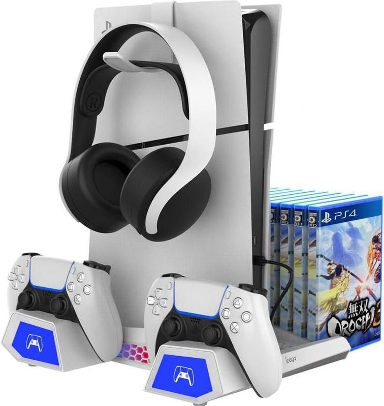 IPega - PG-P5S023 - Multifunctionele Stand - Wit - Voor PS5/PS5 Slim