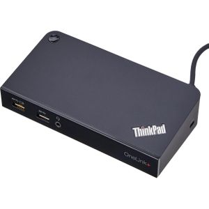 Lenovo ThinkPad OneLink+ (Docking Port), Docking station + USB-hub, Zwart
