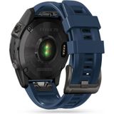 Tech-Protect IÅ¡maniojo laikrodÅ¾io Garmin Fenix 5/6/6 Pro/7 dirÅ¾elis, MÄ-lynos spalvos (TPU, fenix 6 Pro, fenix 7), Horlogebandjes, Blauw