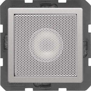 Berker 28826084 - Aluminium - 1 stuk(s), HiFi component, Zilver