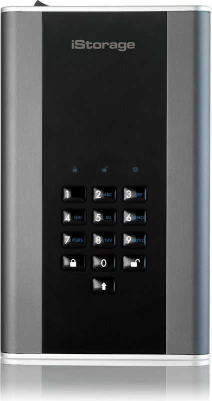 iStorage DiskAshur DT2 externe harde schijf 6 TB Zwart