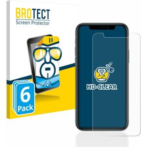 BROTECT Pellicola Trasparente (6 Stuk, iPhone 11 Pro), Smartphone beschermfolie