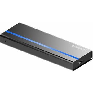 Mediacom Externe box voor ssd (M.2), Harddisk behuizing, Zwart