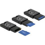 Delock - USB 2.0 Kaartlezer - Micro SD - Zwart - Realtek RTS5153