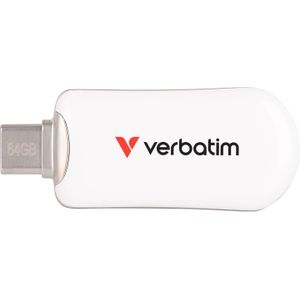 Verbatim - Plectra - USB-C Flash Drive - 64 GB - USB 3.2 Gen 1 - Hoge Overdrachtssnelheid