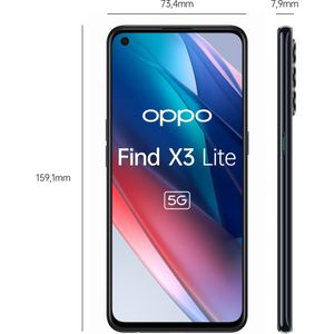 OPPO Zoek X3 Lite (128 GB, Sterrenzwart, 6.43", Dubbele SIM, 5G), Smartphone, Zwart