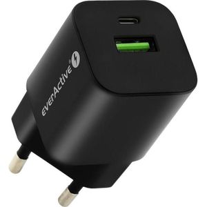 EverActive - GaN SC-390QB - Wandlader - USB QC3.0 - USB-C PD PPS 30W